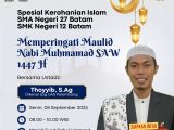 SMAN 27 Batam dan SMKN 12 Batam Gelar Peringatan Maulid Nabi Muhammad SAW 1447 H